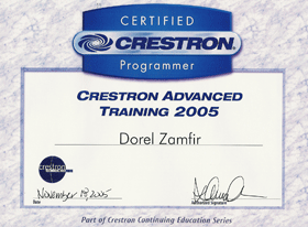 Crestron Advanced Programming